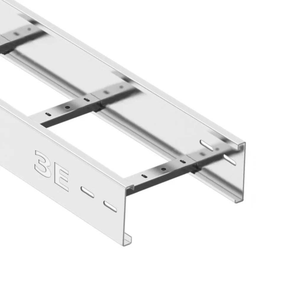 Лоток лестничный усиленный ЗЕ-6 400х100х3000 (S=2.0) HDZ фото