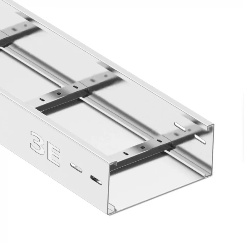 Лоток неперфорированный усиленный ЗЕ-8 400х100х6000 (S=1.5) фото