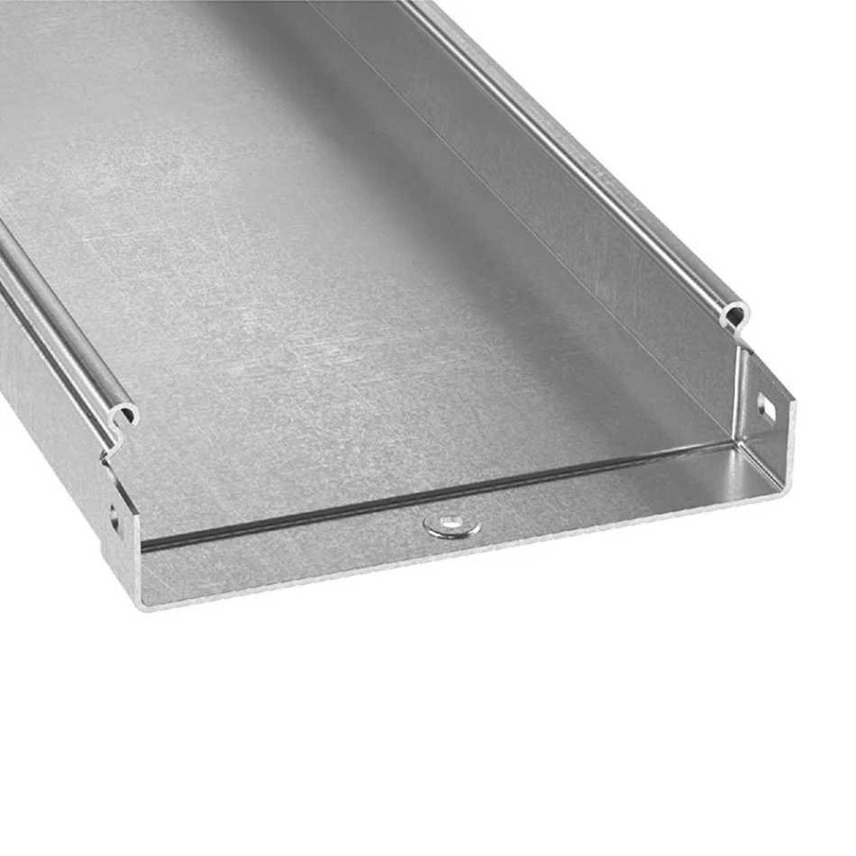 Лоток неперфорированный 80х400х3000 HDZ CLN10-080-400-3-M-HDZ фото