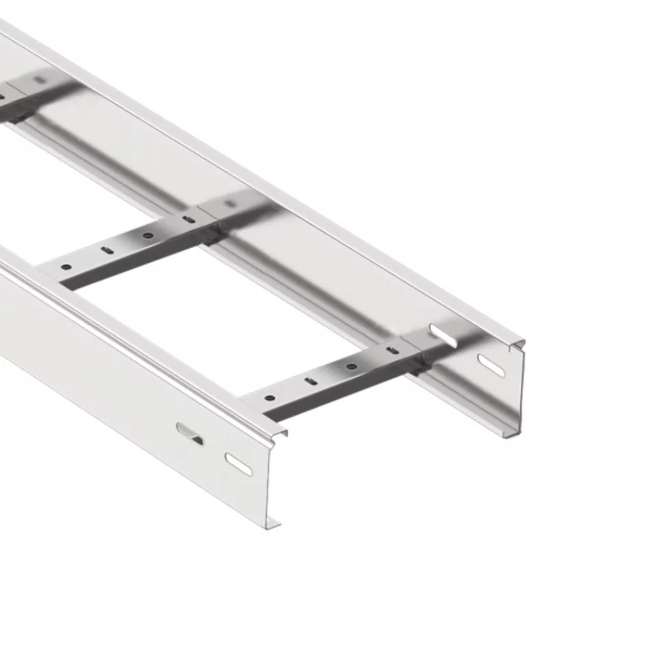 Лоток лестничный НЛК20E-200-100-S1,2-3000 горячеоцинкованный фото